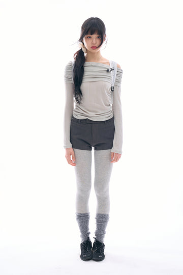 Aether stretch off-shoulder top